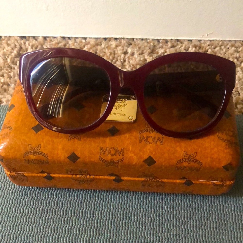 Red MCM sunglasses